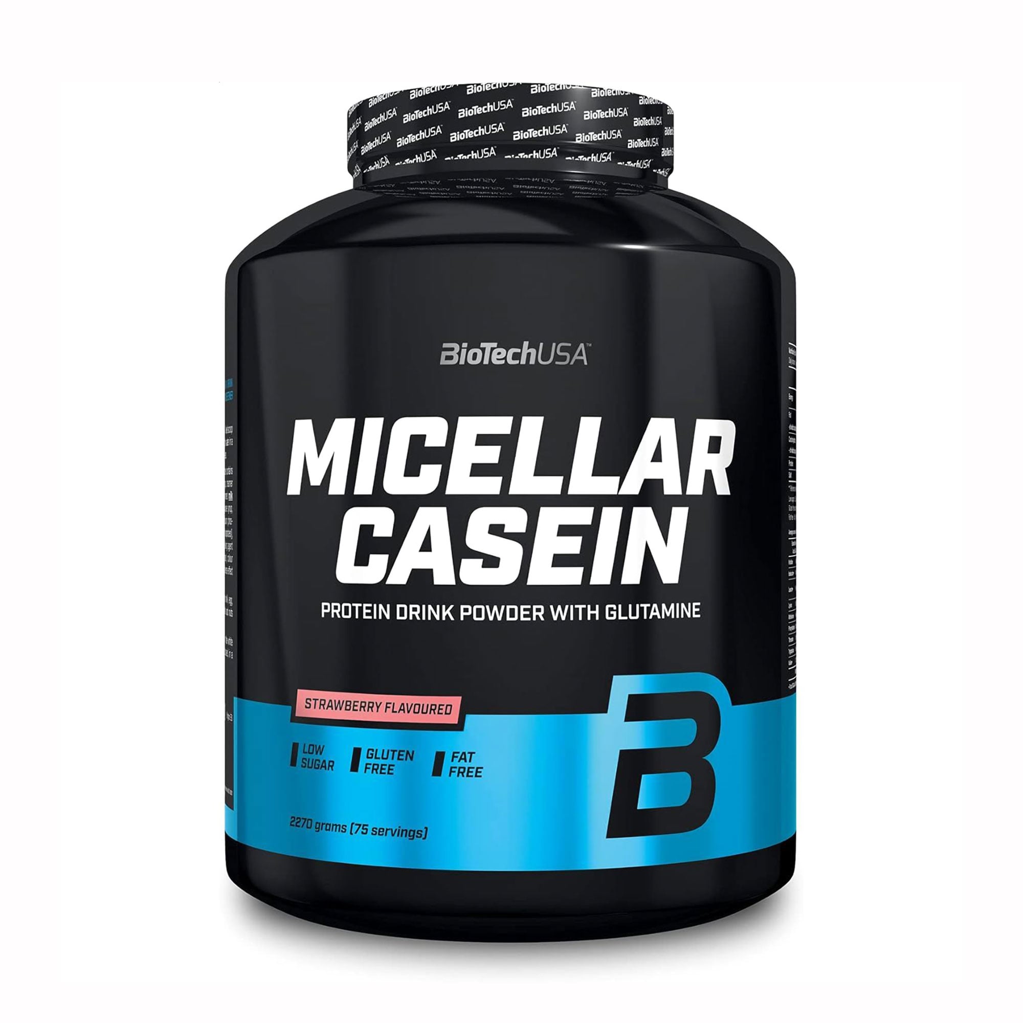 Протеїн BioTechUSA Micellar Casein Полуниця, в порошку, 2.27 кг